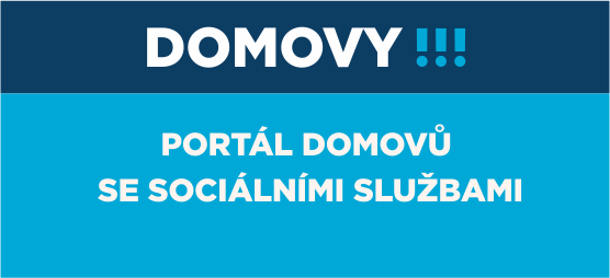 Obrázek s nápisem Domovy - portál domovů se sociálními službami
